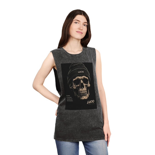 Unisex Stonewash Tank Top