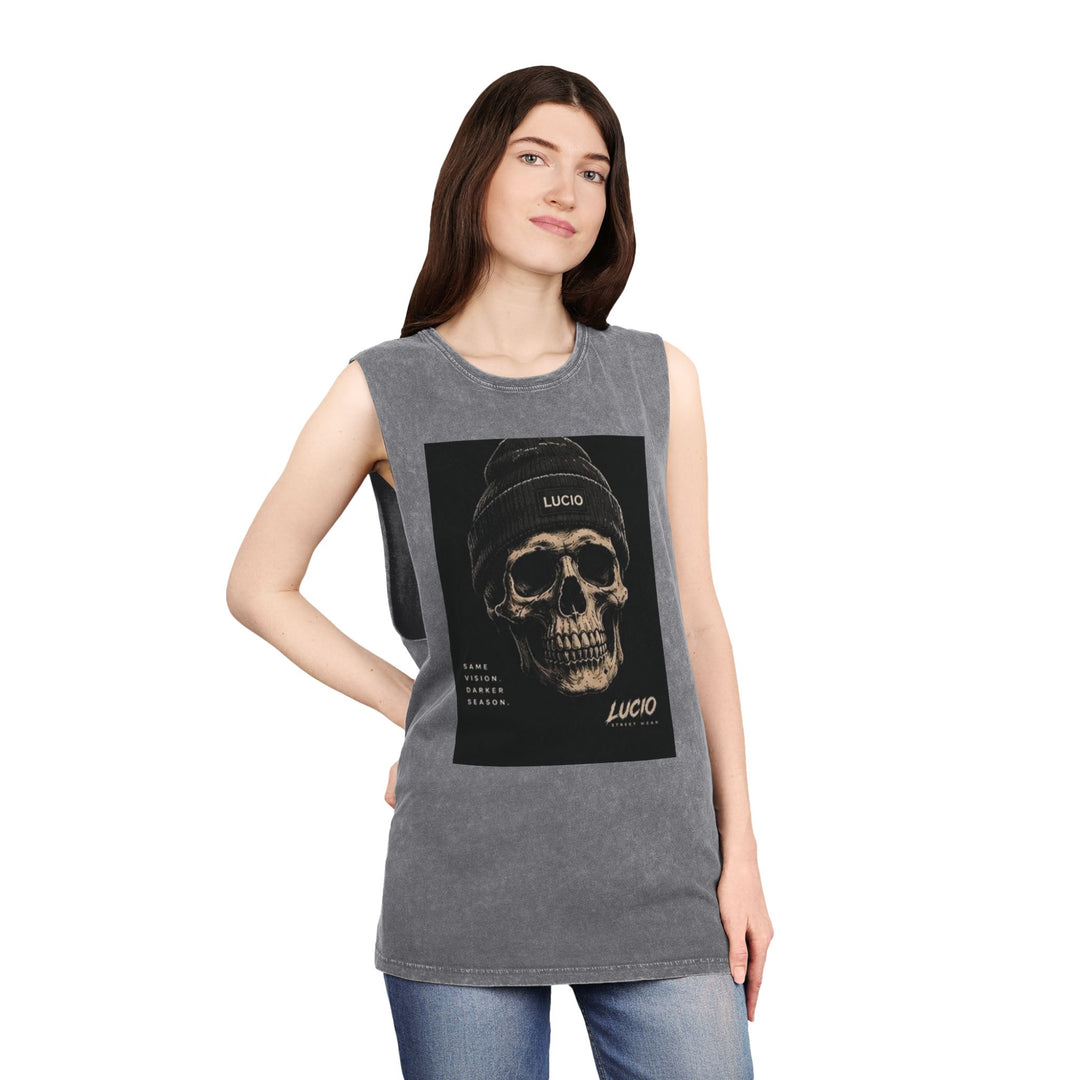 Unisex Stonewash Tank Top